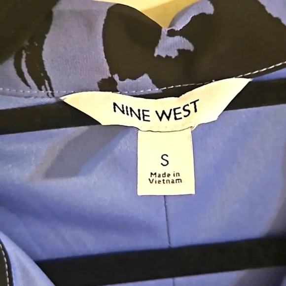 Nine West Pleated Georgette Dress - Picture 5 of 6